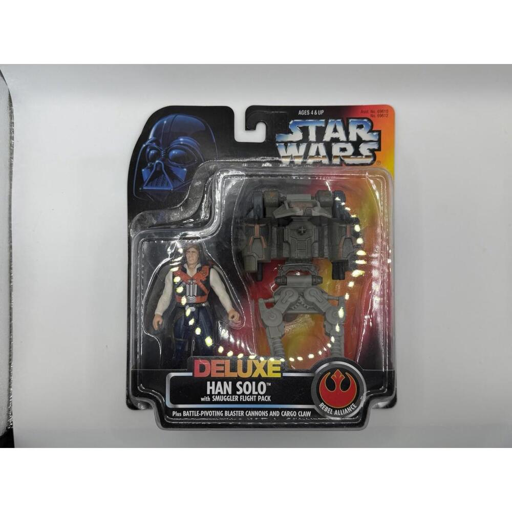 New Star Wars HAN SOLO Power of the Force DELUXE Kenner 1996
